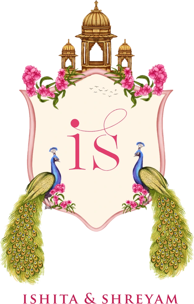 Ishita & Shreyam wedding crest